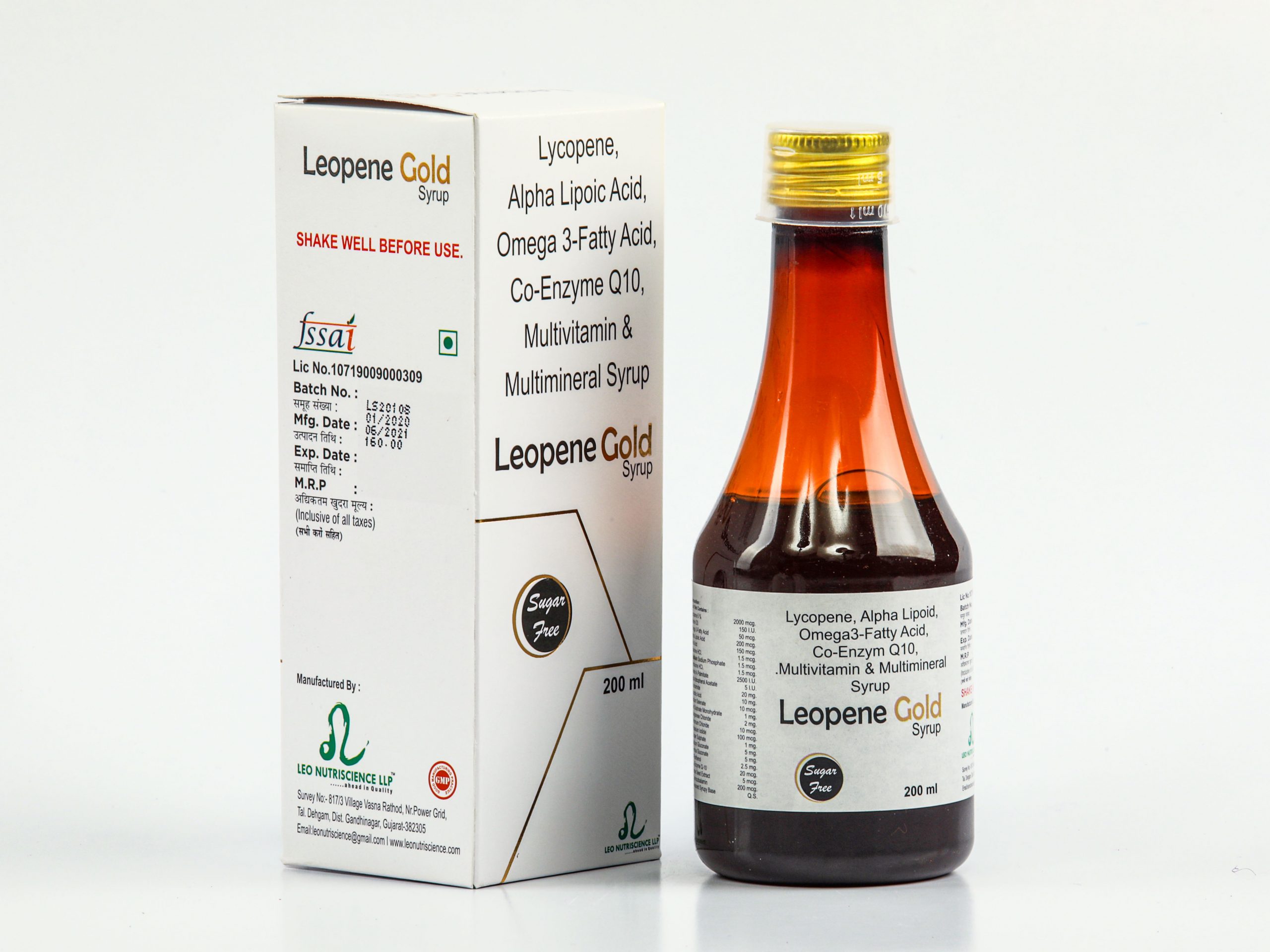 Lycopene Gold Syrup Galo Green Tea Extract Leopene Lycopene